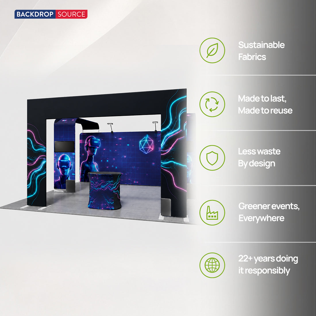 Modular Booth Kits 6m  x 6m - Model 16
