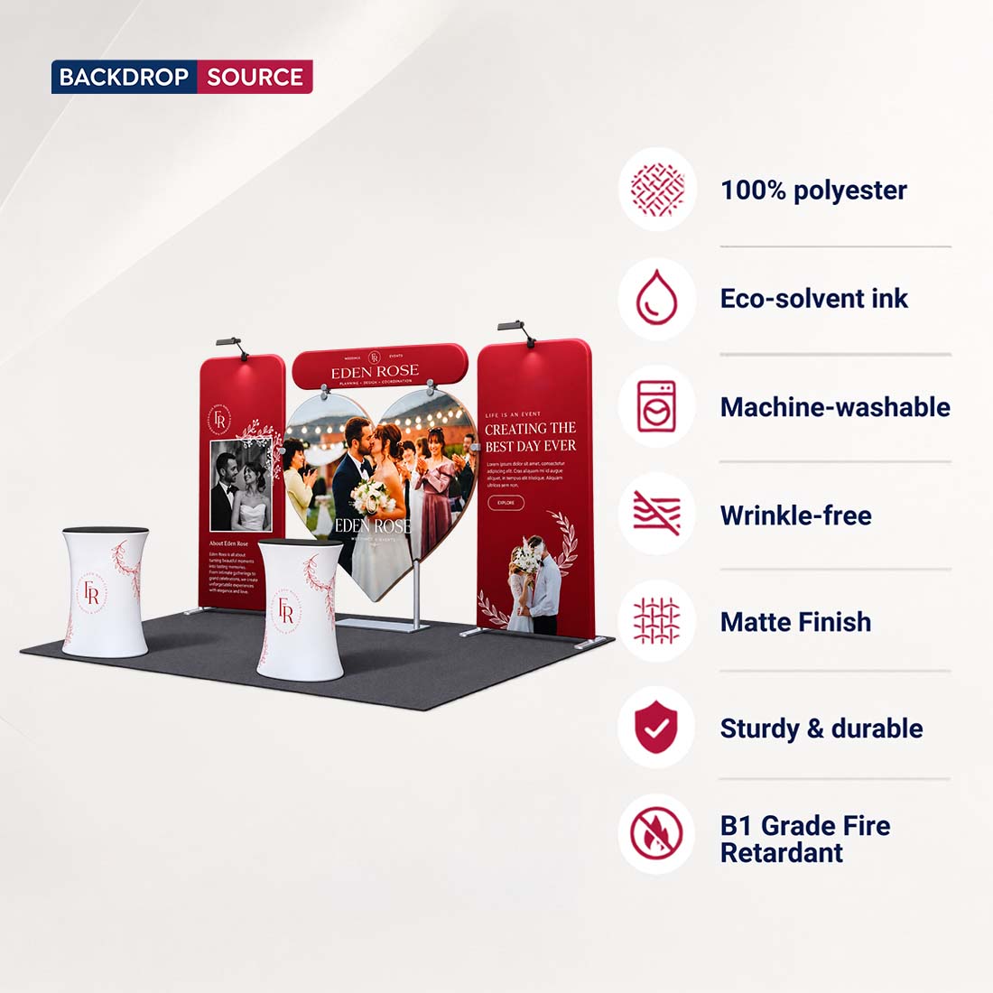 Portable Exhibit Display 3m x 3m - Model 38