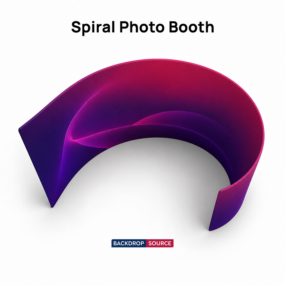 Spiral Backdrop for Photo Booths