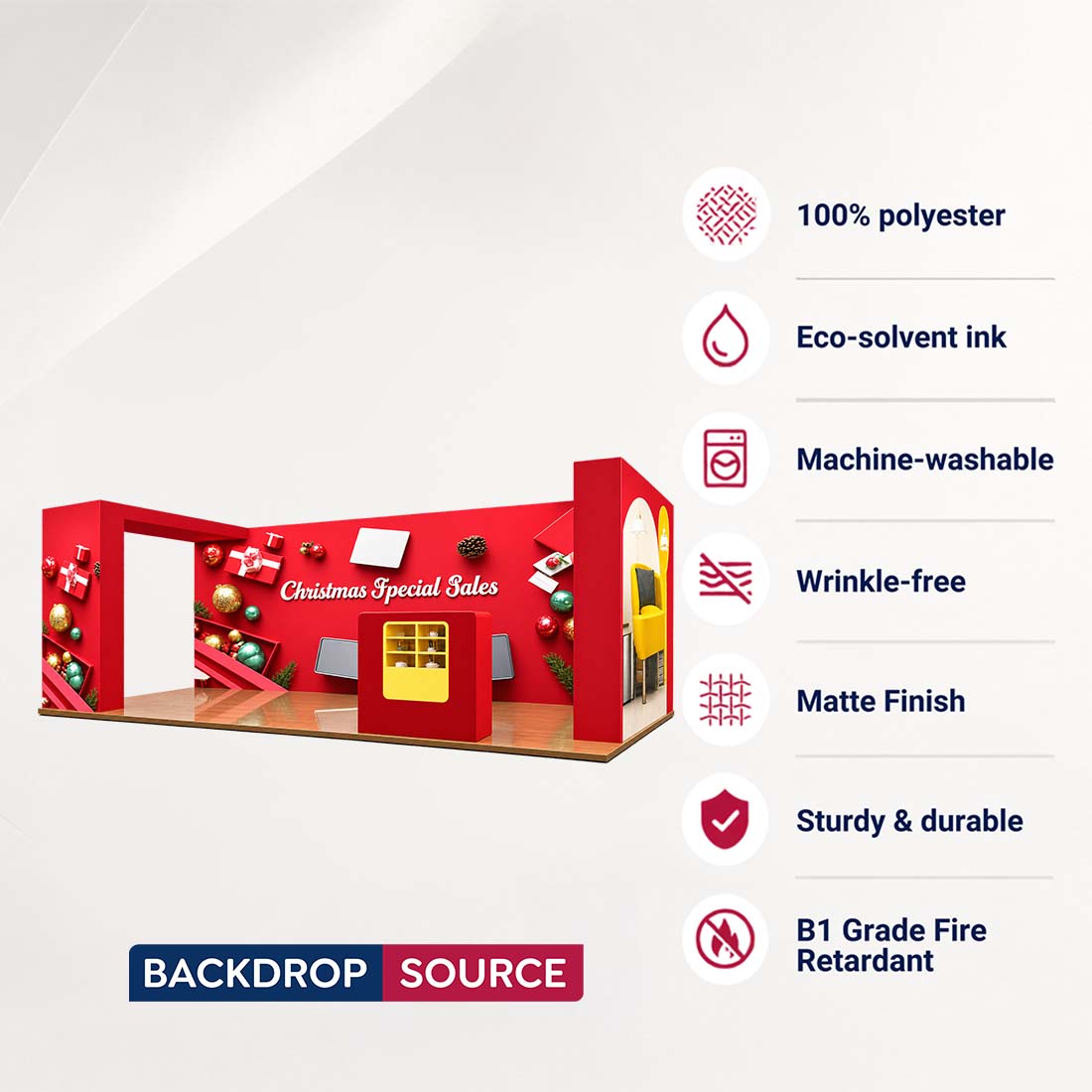 Portable Exhibit Display 3m x 6m - Model 19