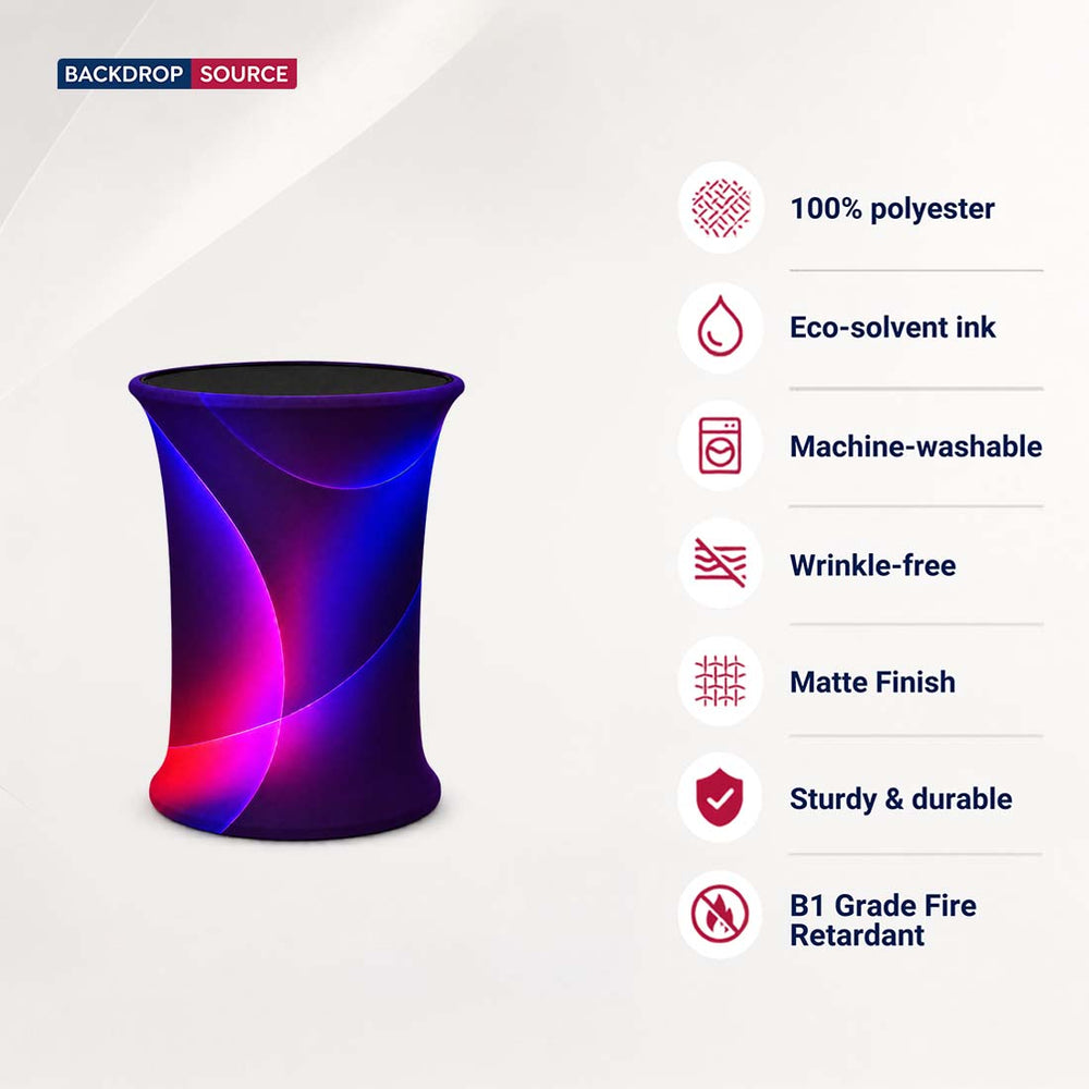 Fabric Pop Up Podium Counter