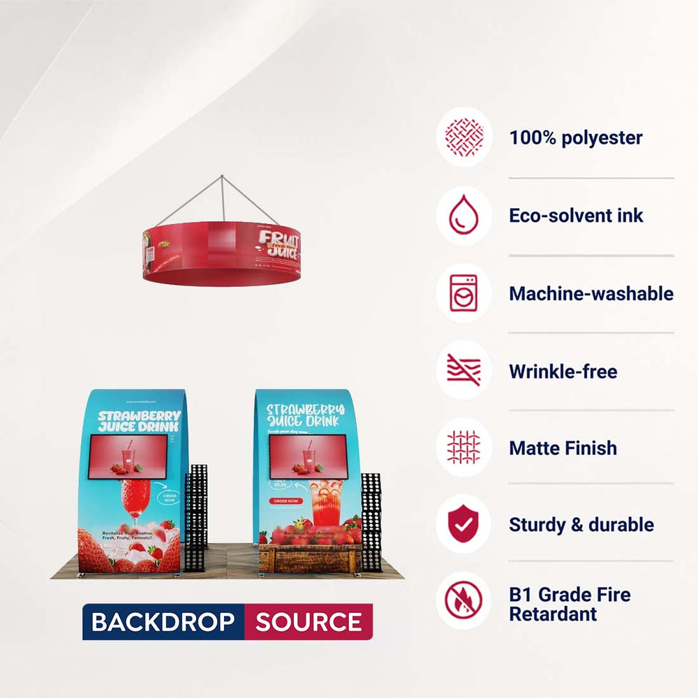 Portable Exhibit Display 3m x 6m - Model 9