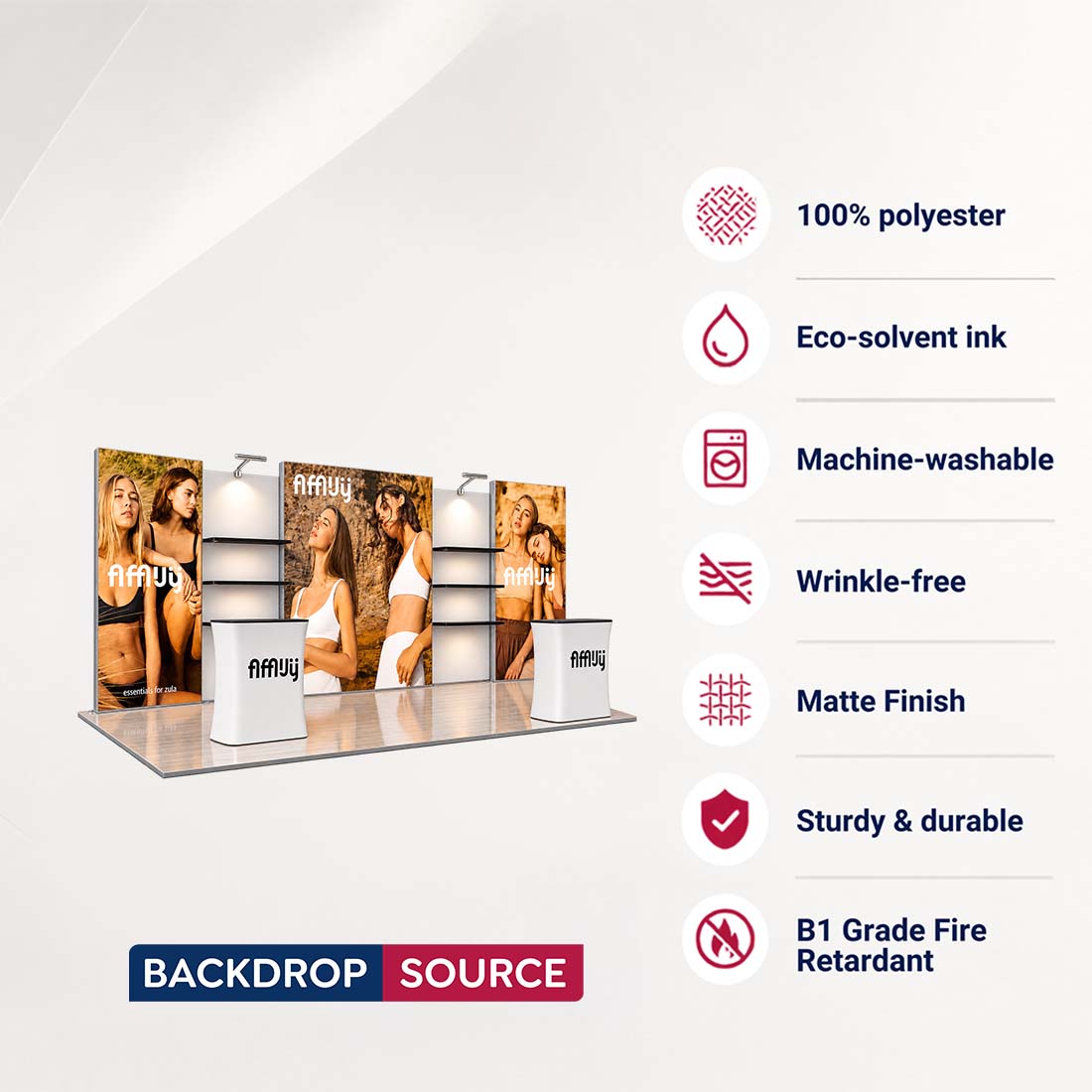 3m x 6m Modular Exhibition Display Kit – Model 6