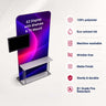 EZ Display Stand with Shelves & TV Mount