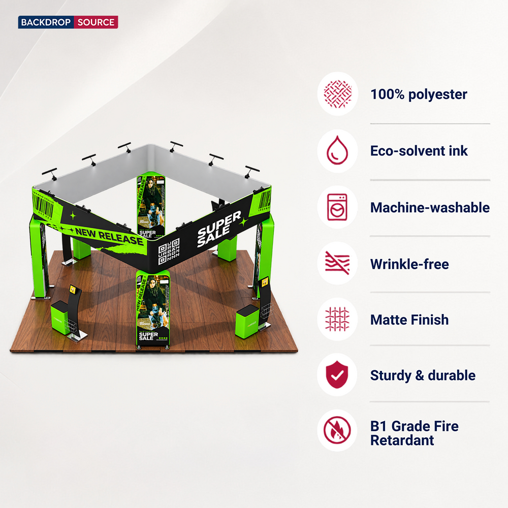 Modular Booth Kits 6m x 6m - Model 11