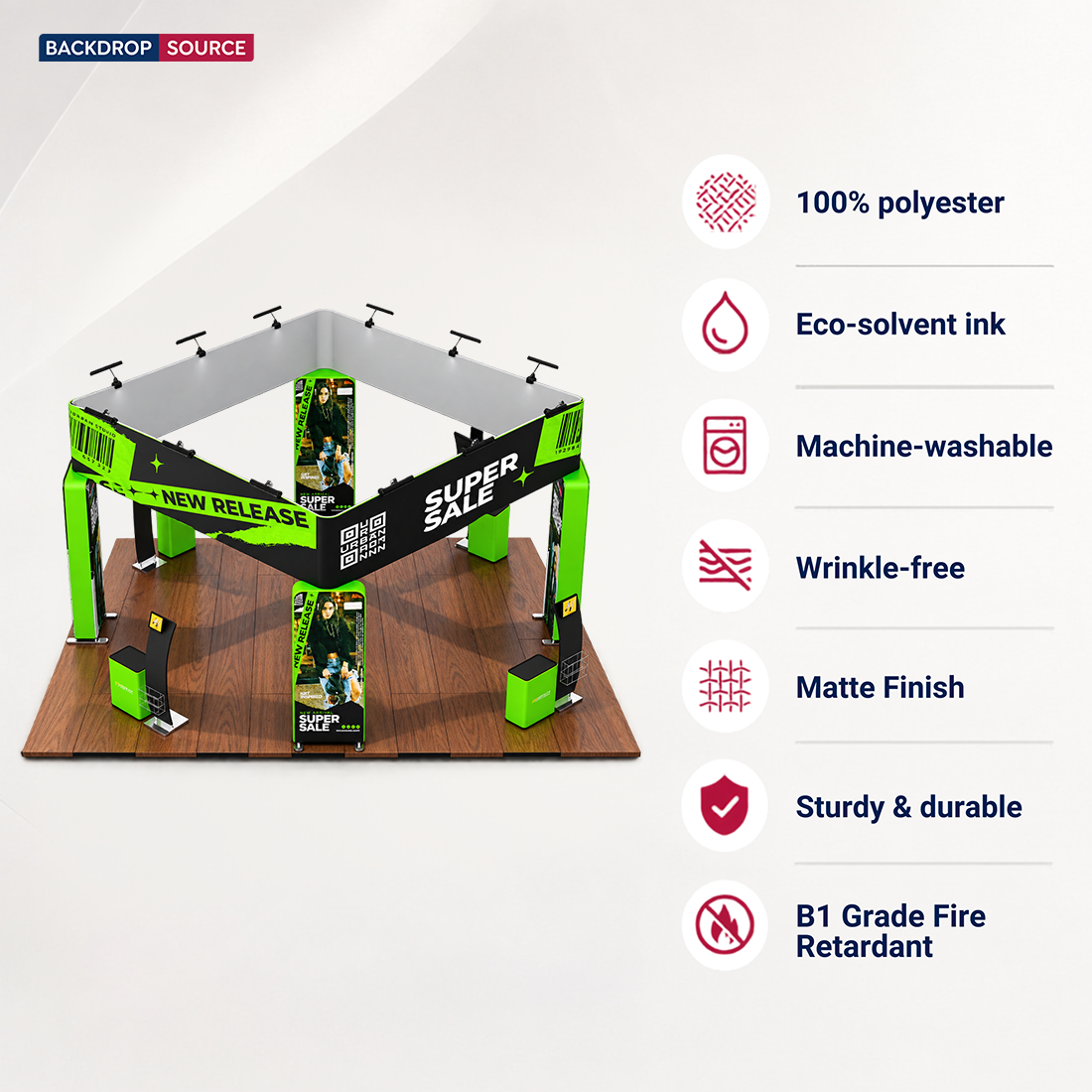 Modular Booth Kits 6m x 6m - Model 11