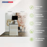 3x3m Straight Wall Booth Kit with Counter & TV Mount