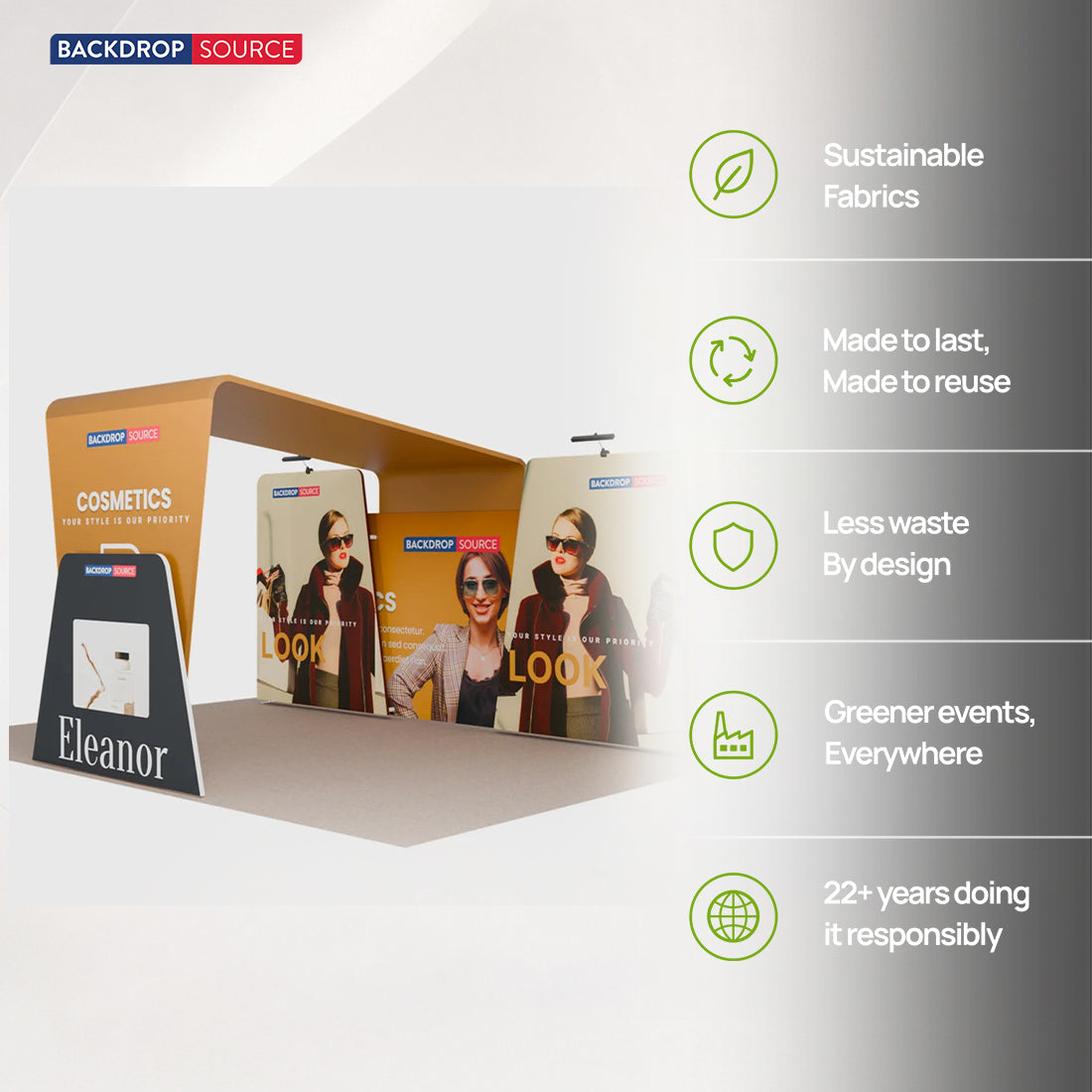 Portable Exhibit Display 6m x 3m - Model 14