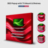 SEG Popup Display with TV Mount & External Shelves