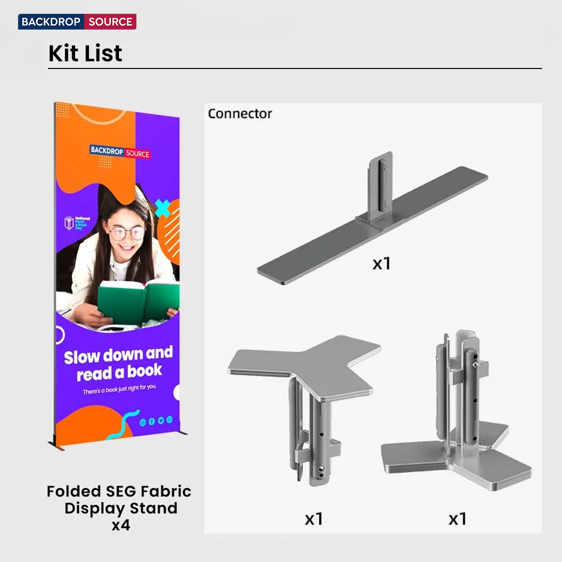 Foldable SEG  Exhibition Display - Model 9