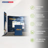 3x3m Curved Wall Booth Kit with Banner Stand & Counter