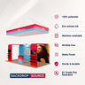 Portable Exhibit Display 3m x 6m - Model 15