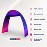 C Shape Tension Fabric Arch - 6m