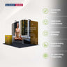 Portable Exhibit Display 3m x 3m - Model 39