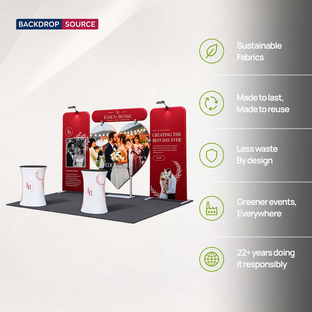 Portable Exhibit Display 3m x 3m - Model 38