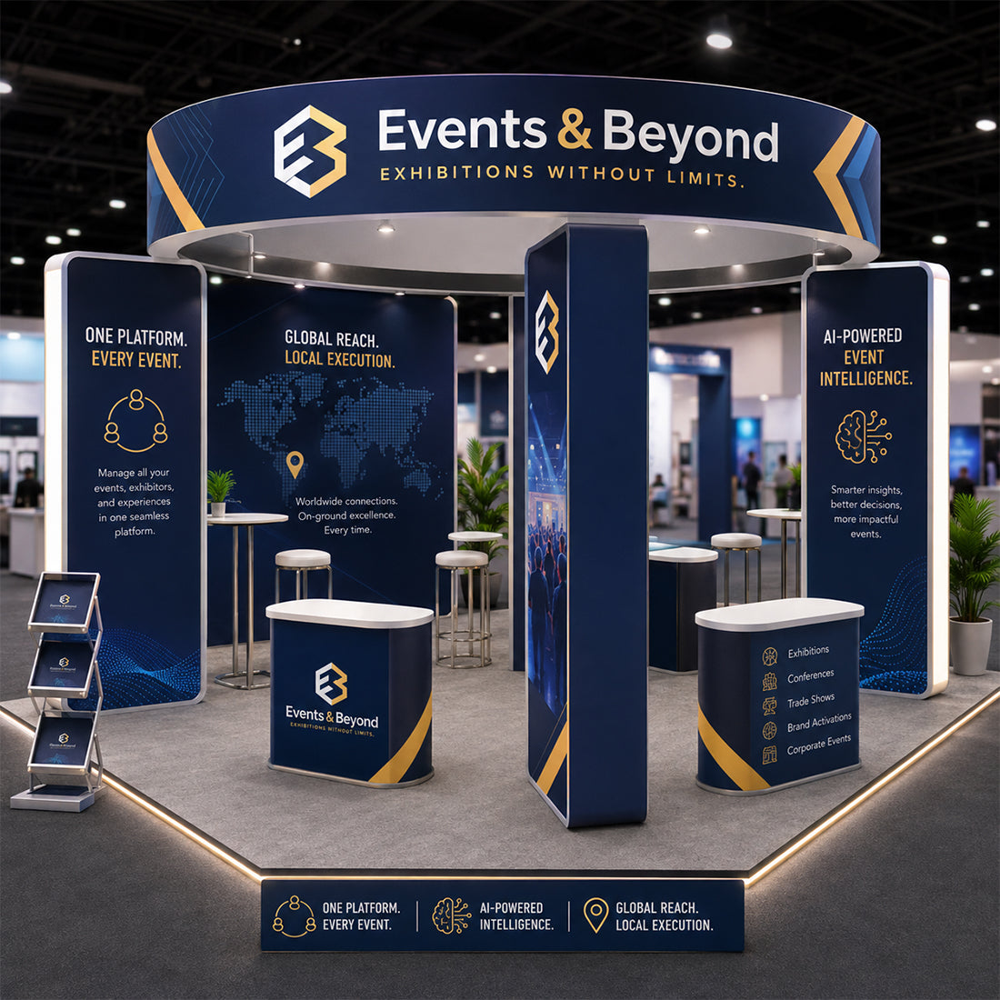Modular Booth Kits 6m x 6m - Model 22