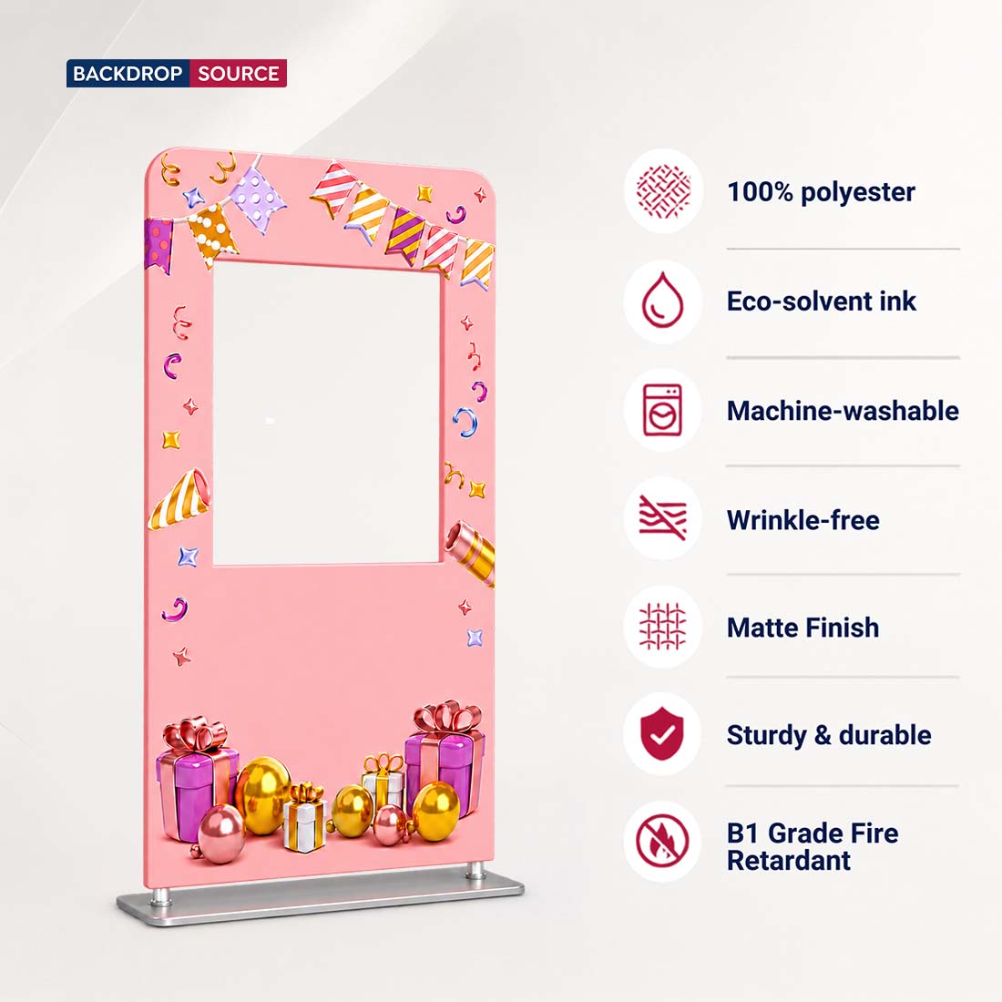 Personalized Fabric Event Selfie Frame