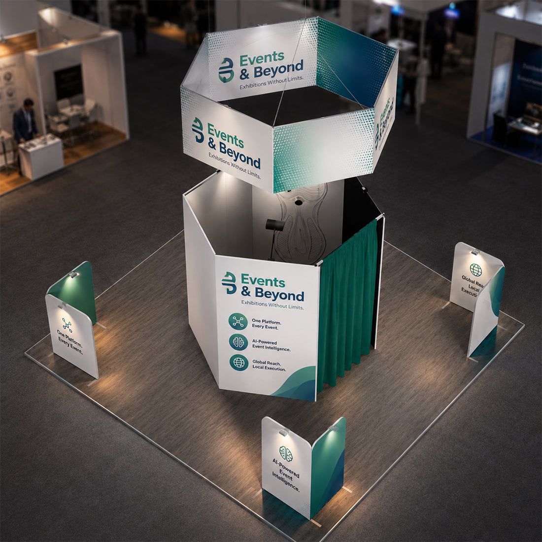 Modular Booth Kits 6m x 6m - Model 20