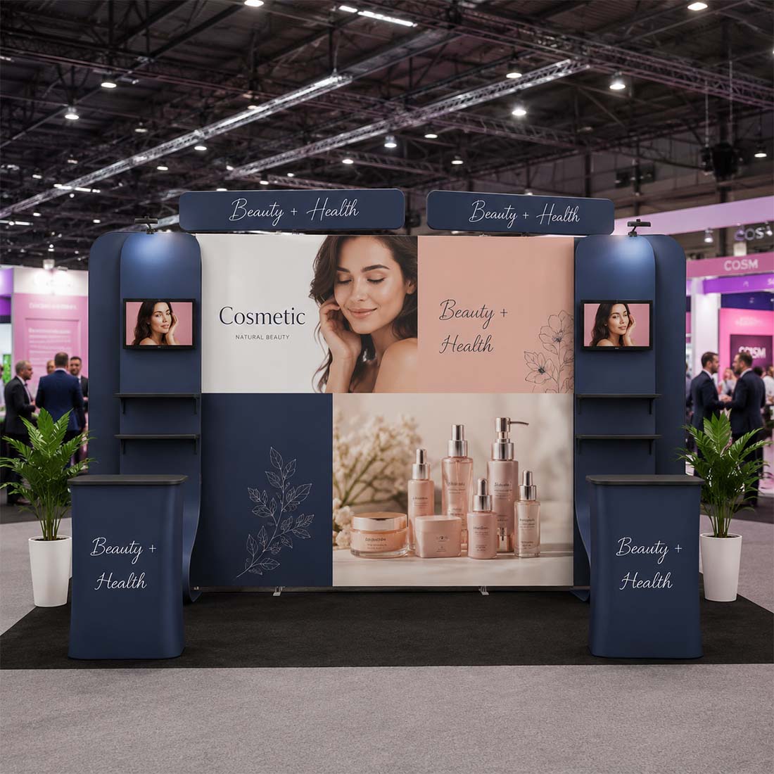 Portable Exhibit Display 3m x 6m - Model 12