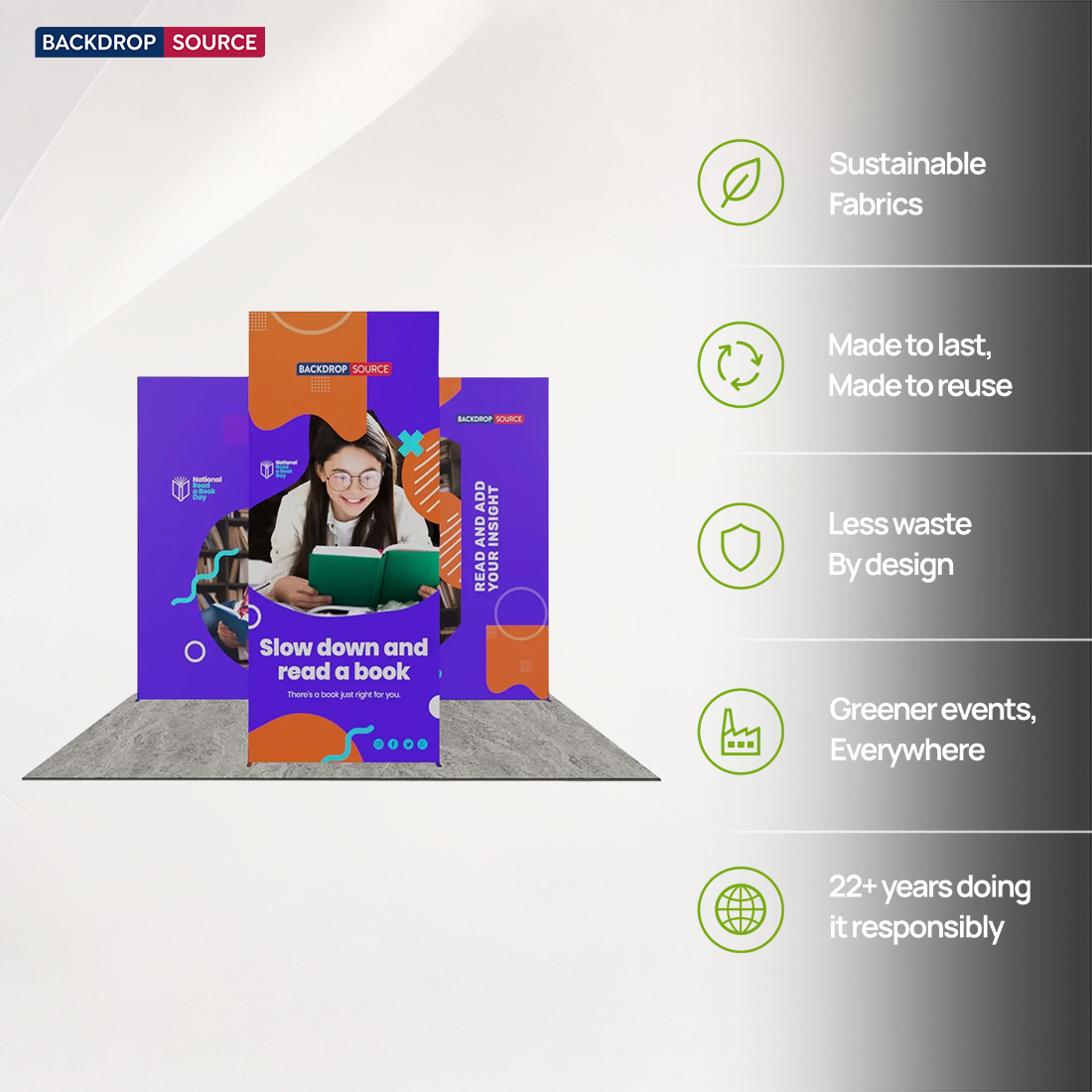 Foldable SEG Exhibition Display - Model 4