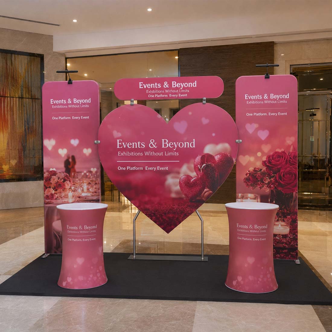 Portable Exhibit Display 3m x 3m - Model 38