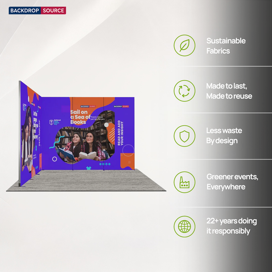Foldable SEG  Exhibition Display - Model 5