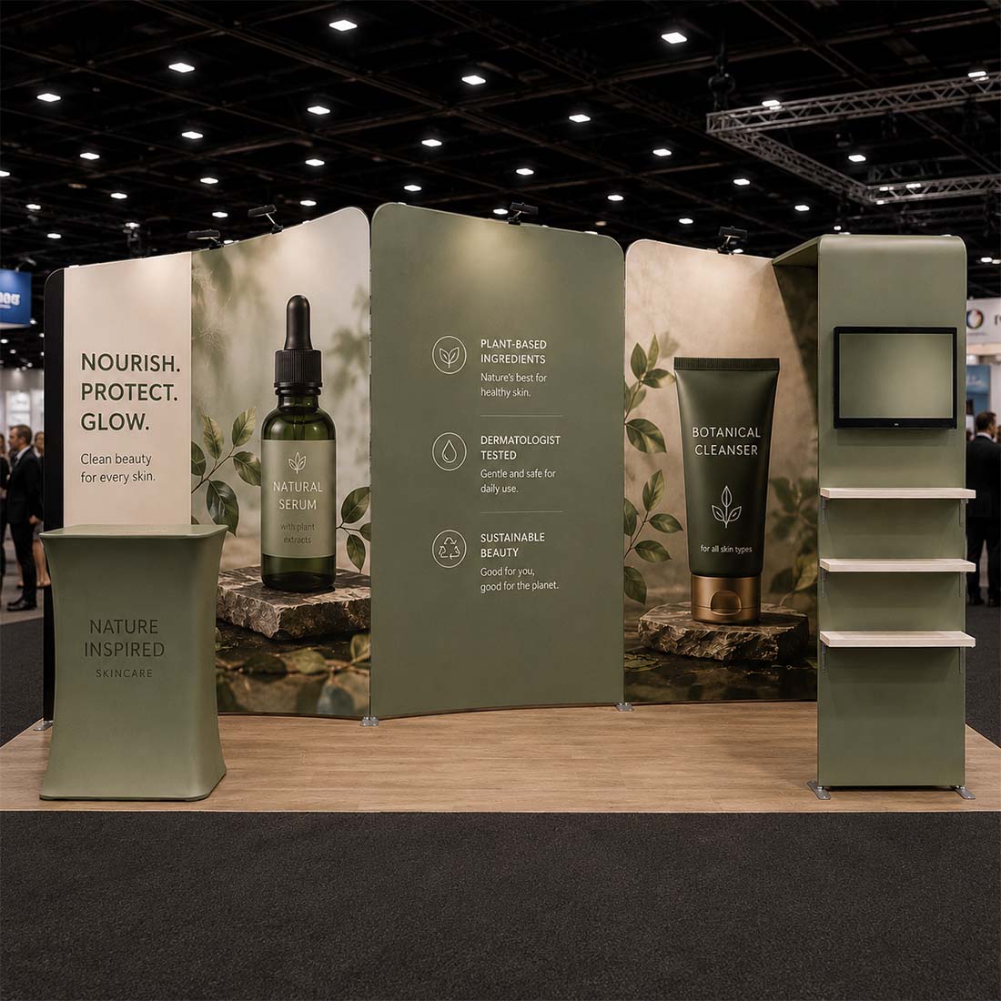 Portable Exhibit Display 3m x 6m - Model 18