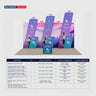 Portable Exhibit Display 6m x 3m - Model 19