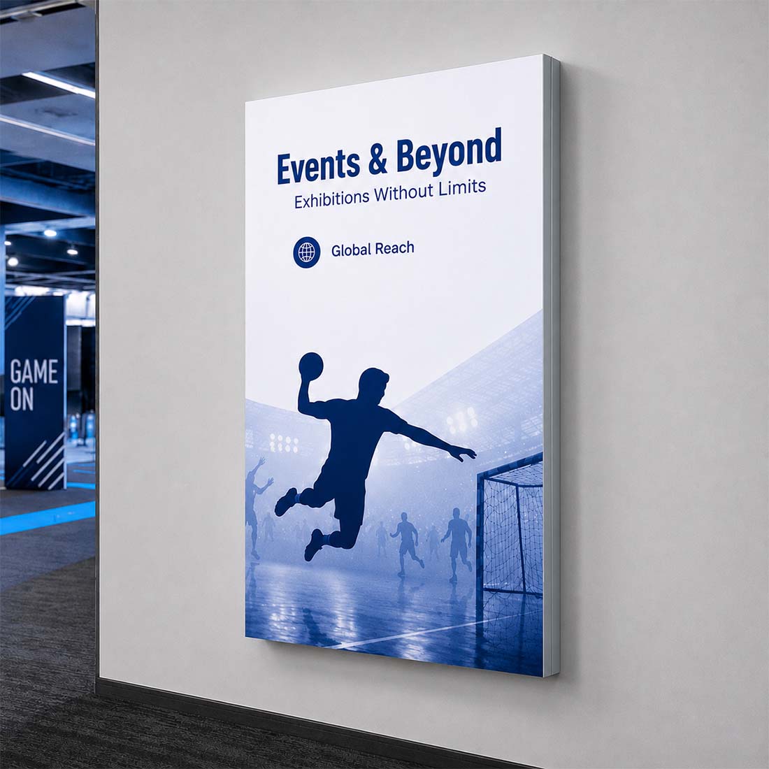 Wall-Mounted SEG Fabric display - 60mm Depth