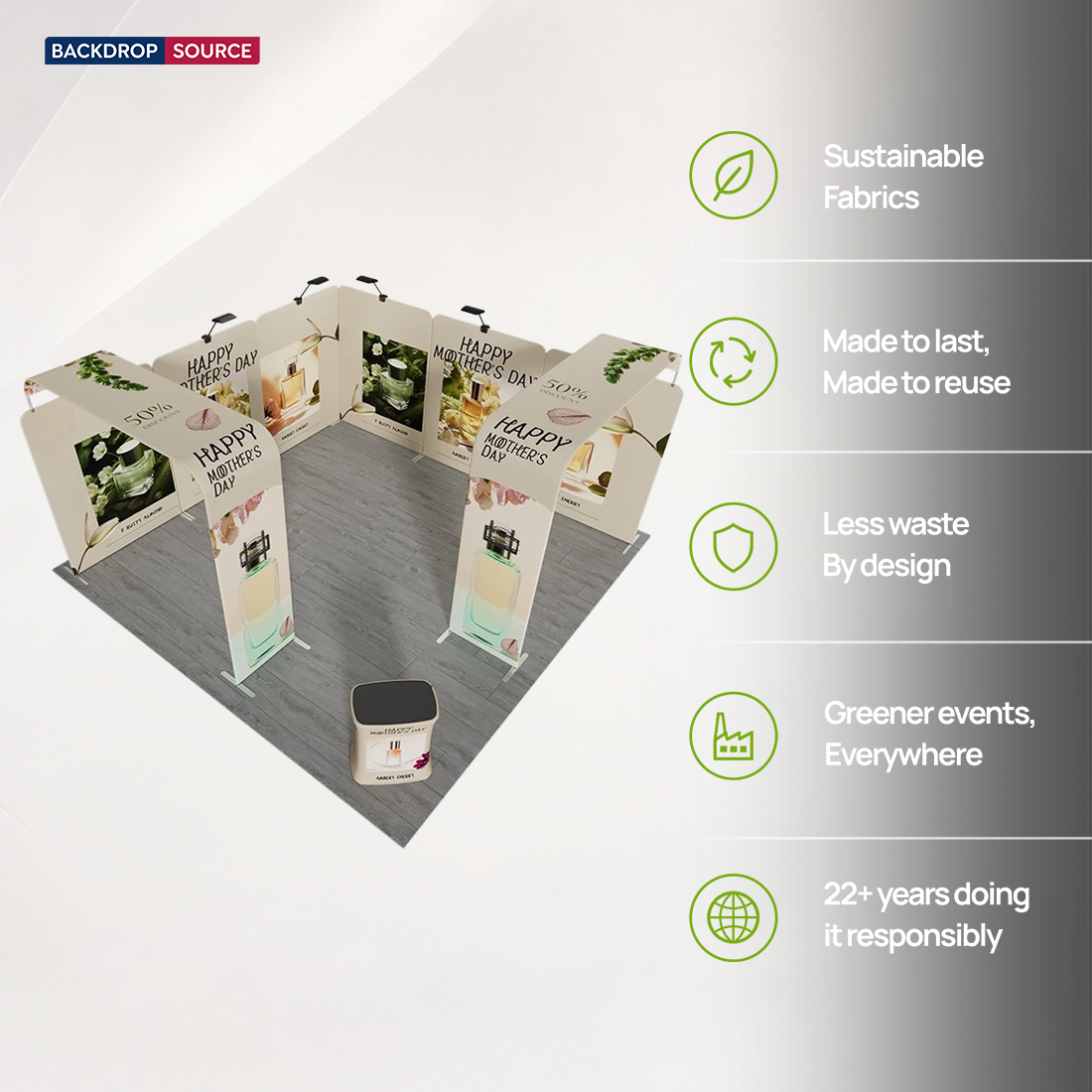 Modular Booth Kits 6m x 6m - Model 19