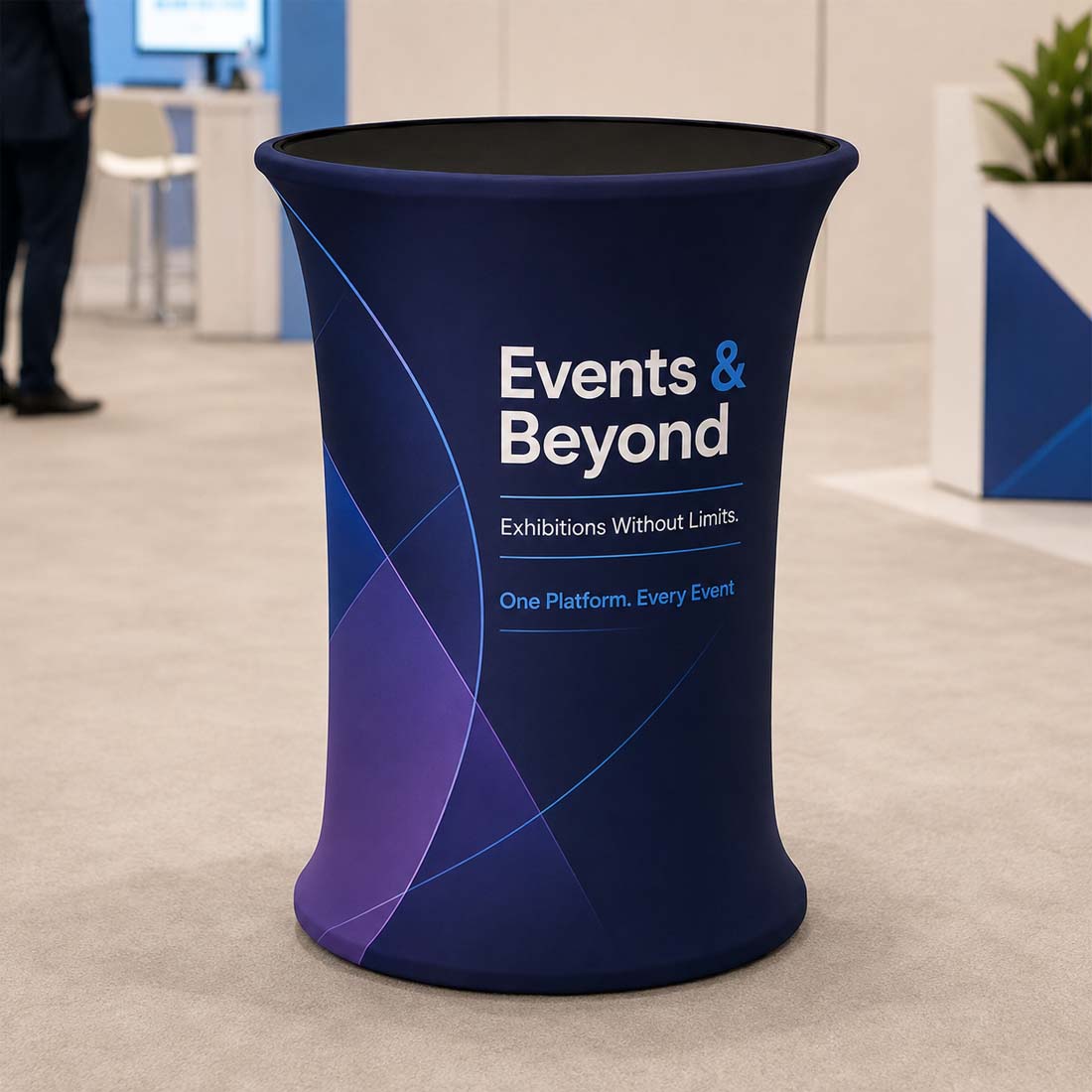 Fabric Pop Up Podium Counter