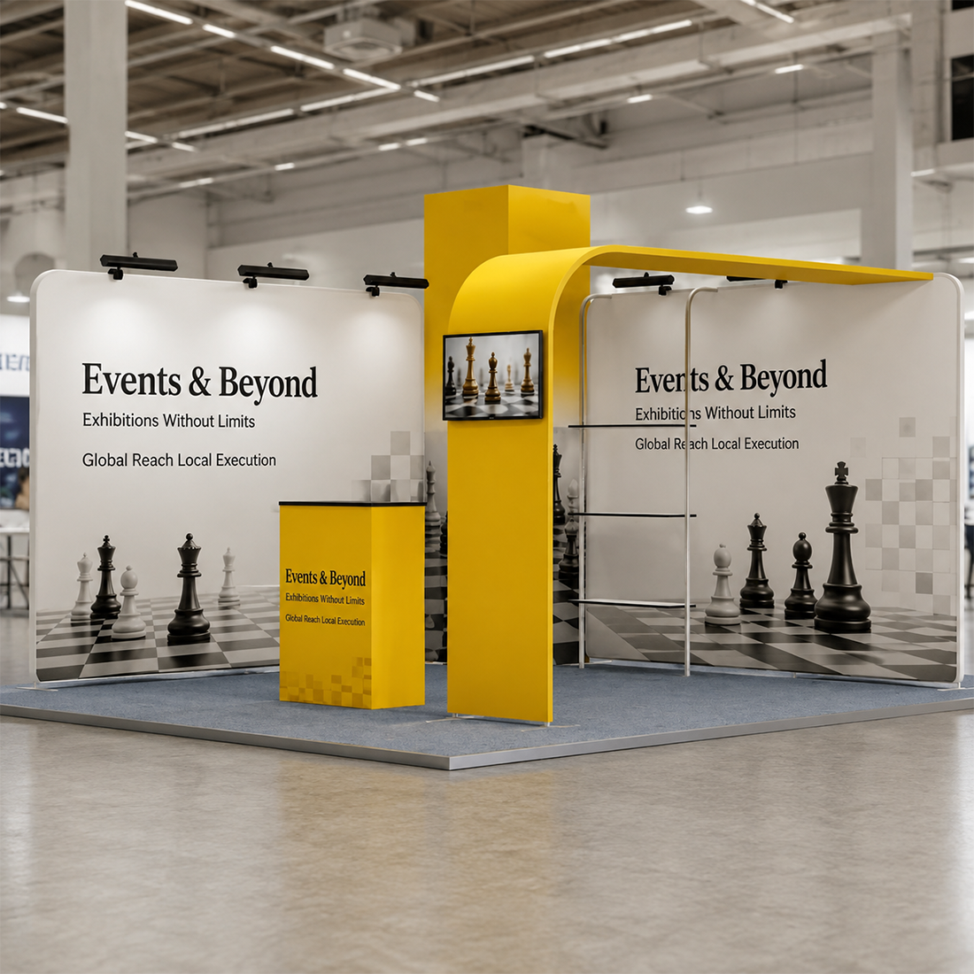 Modular Booth Kits 6m x 6m - Model 01