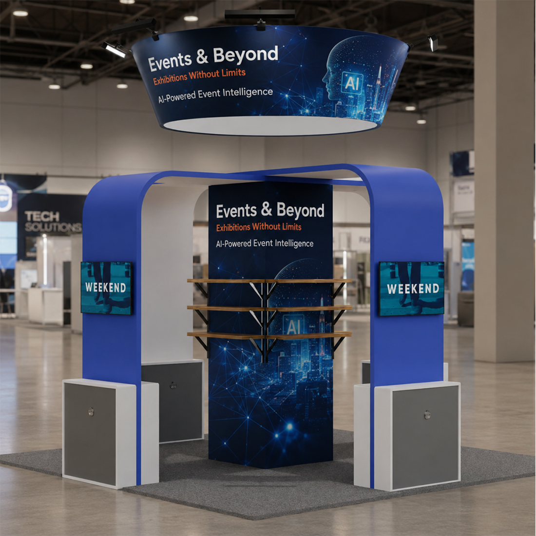 Modular Booth Kits 6m x 6m - Model 03