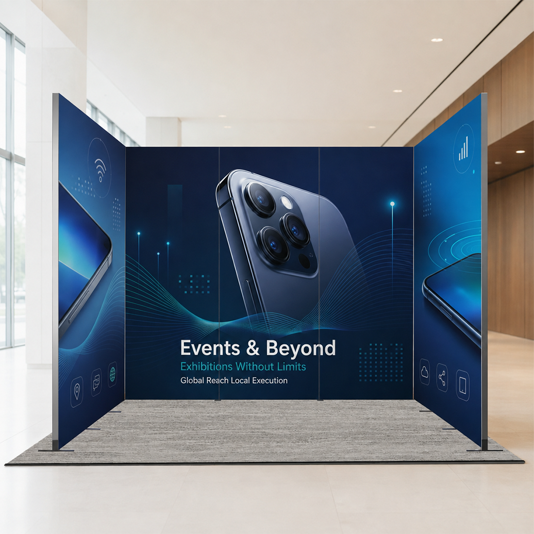 Foldable SEG  Exhibition Display - Model 6