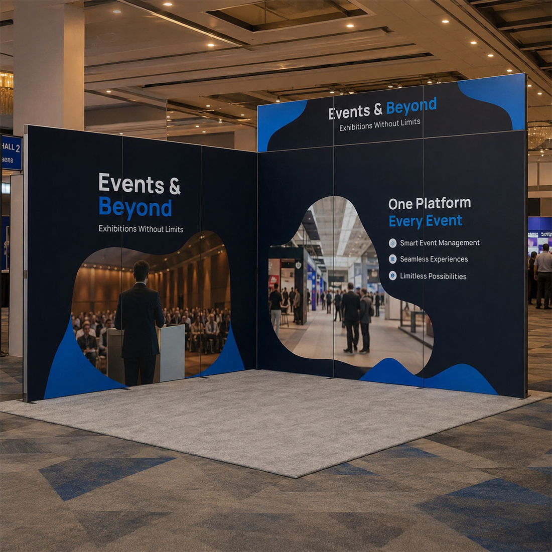 Foldable SEG Exhibition Display - Model 7