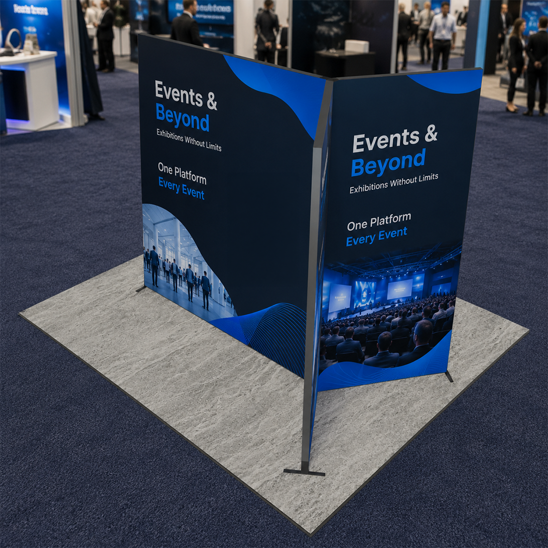Foldable SEG  Exhibition Display - Model 9