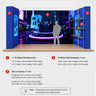 3x6m 3D Media Wall Booth Kit with 12 Display Shelves