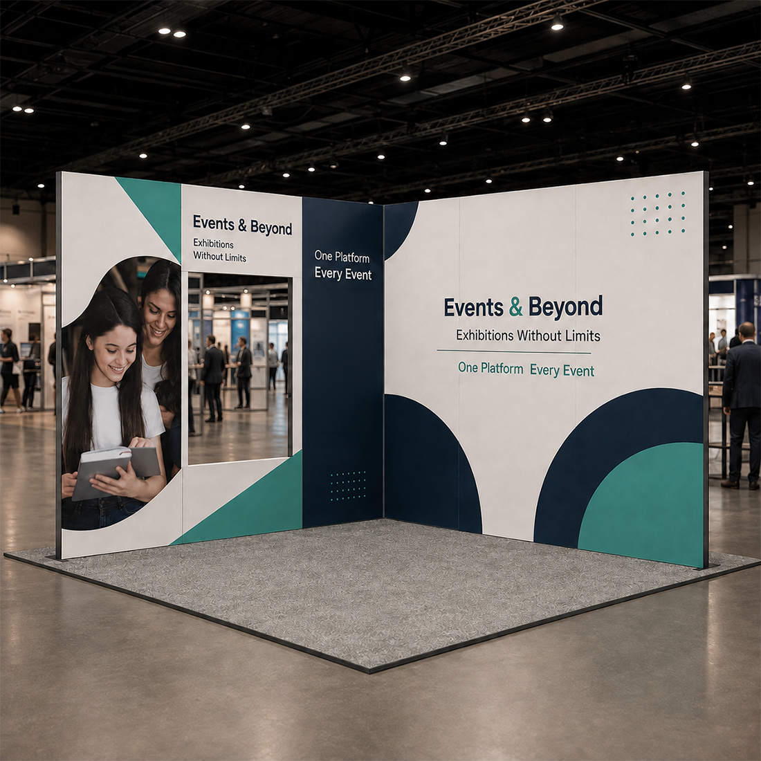 Foldable SEG  Exhibition Display - Model 12