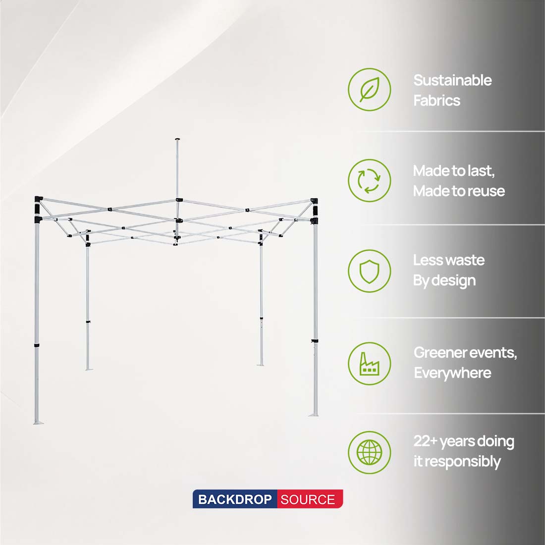 Lighted Canopy Tent Frame