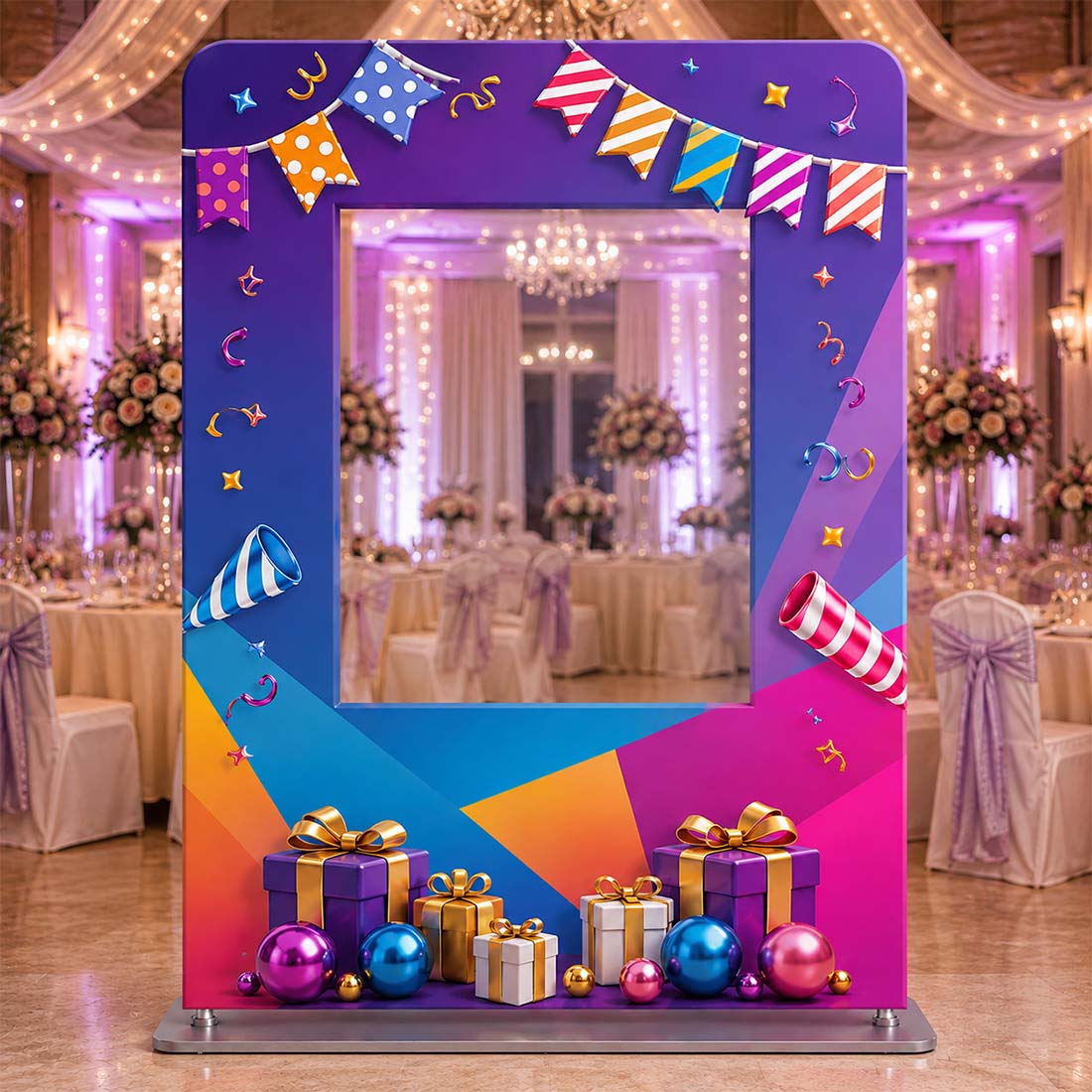 Personalized Fabric Event Selfie Frame