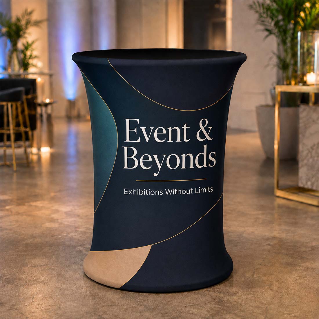 Fabric Pop Up Podium Counter