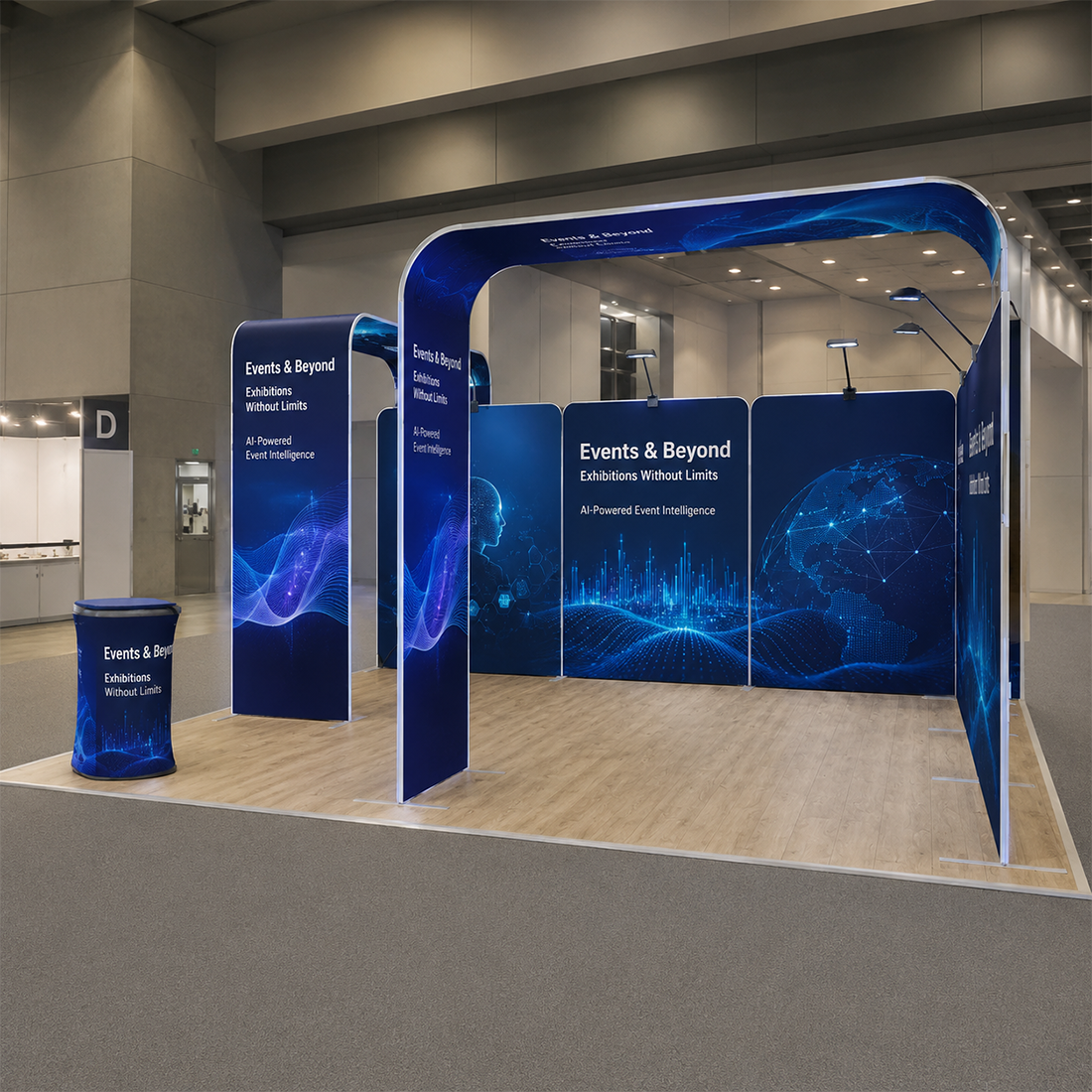 Modular Booth Kits 6m x 6m - Model 19