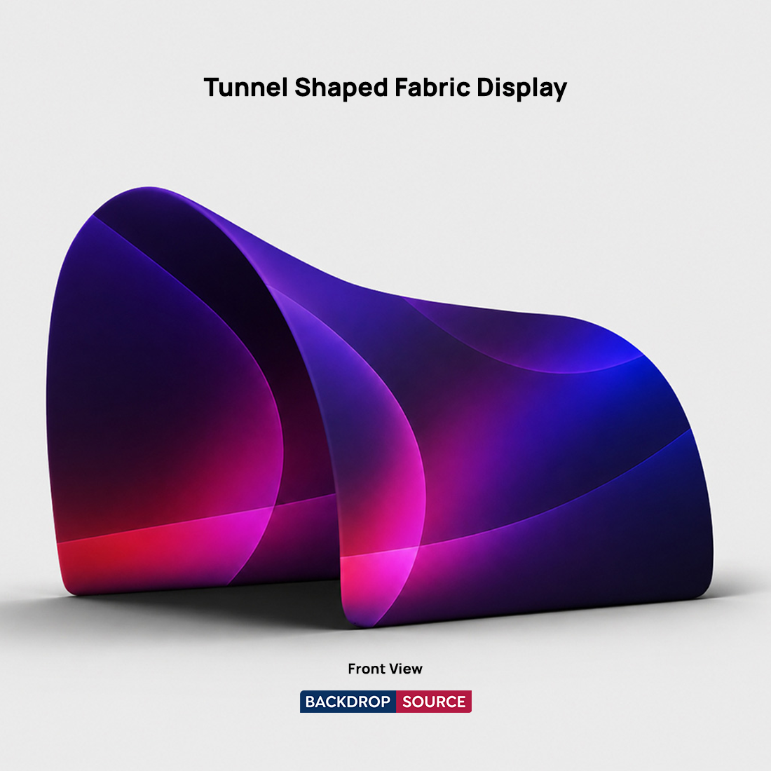 Tunnel Shaped Fabric Display