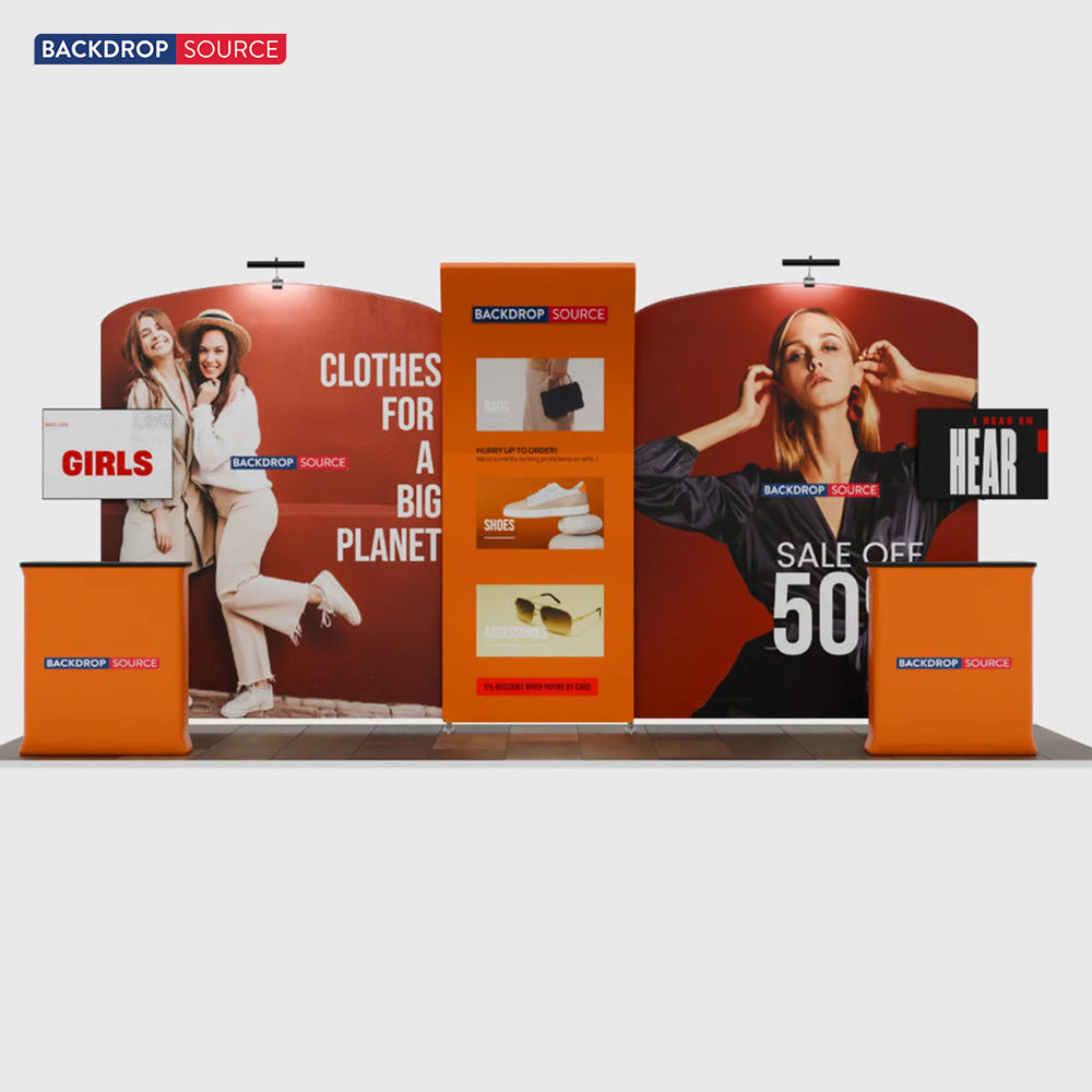 Portable Exhibit Display 6m x 3m - Model 9
