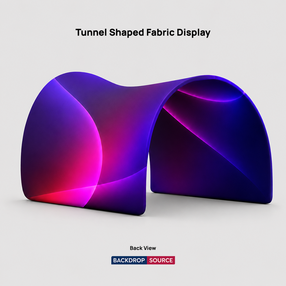 Tunnel Shaped Fabric Display