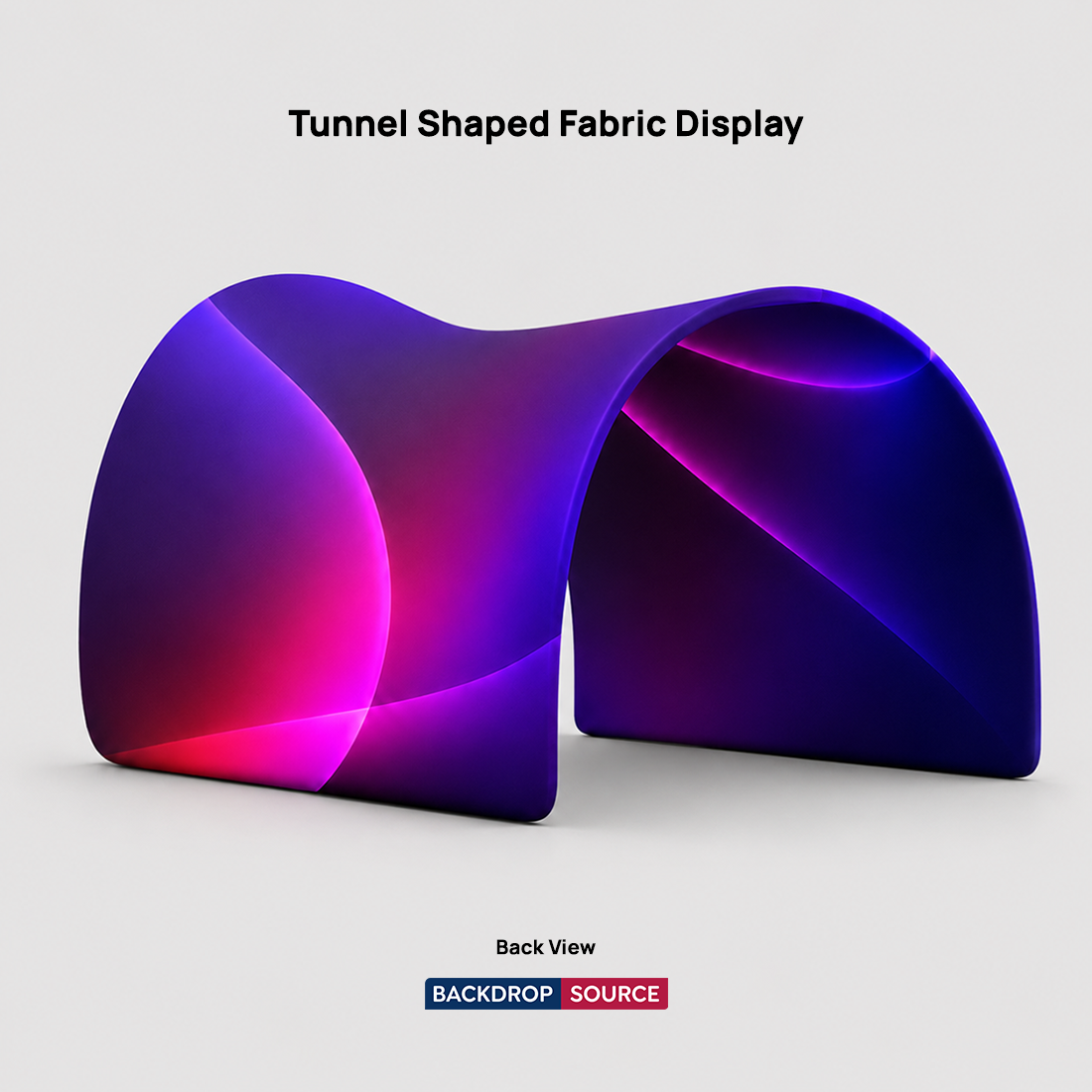 Tunnel Shaped Fabric Display