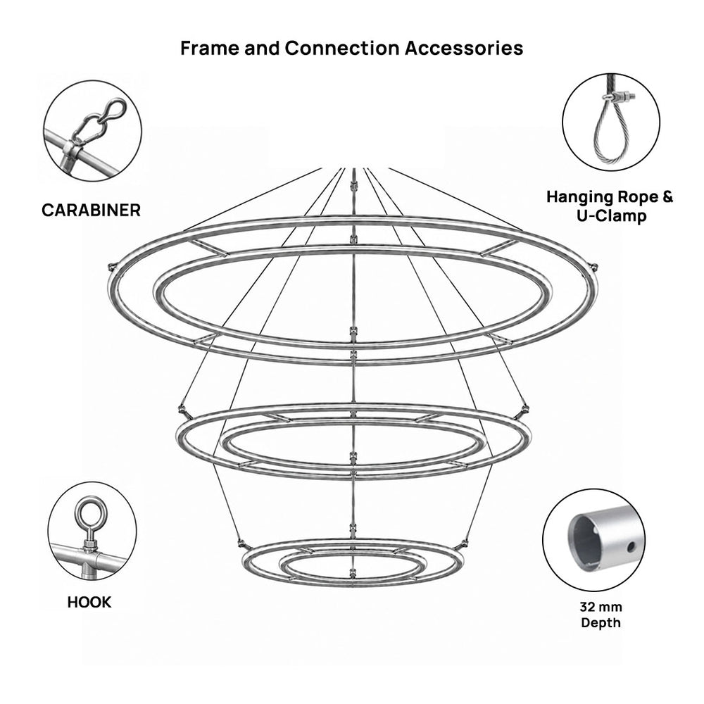 Tiered Ring Hanging Banner