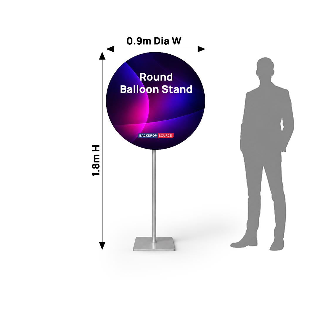 Aluminium Balloon Stand / Question Mark Balloon Stand