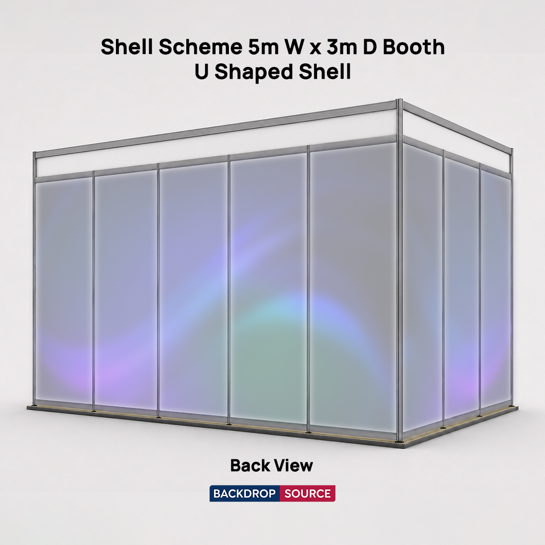 Shell scheme Exhibition Graphics for 5m Wide x 3m Depth Booth