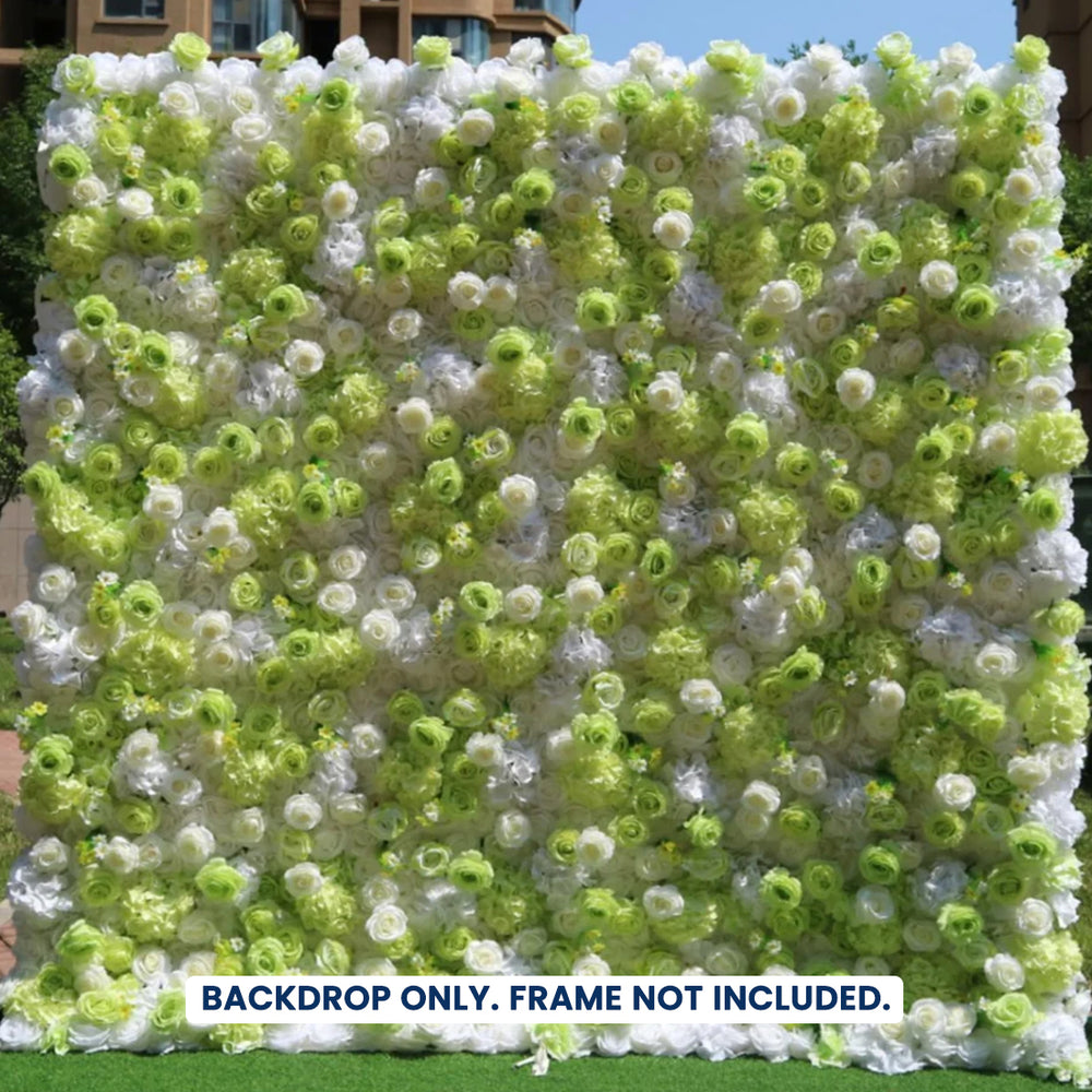 Artificial Floral Event Wall Backdrop – Style 46